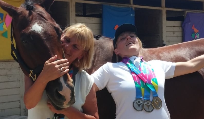 Mounted Assistance Unit MAU Special Olympics 2 Buster_Brown_with_Elsa_from_Monaco