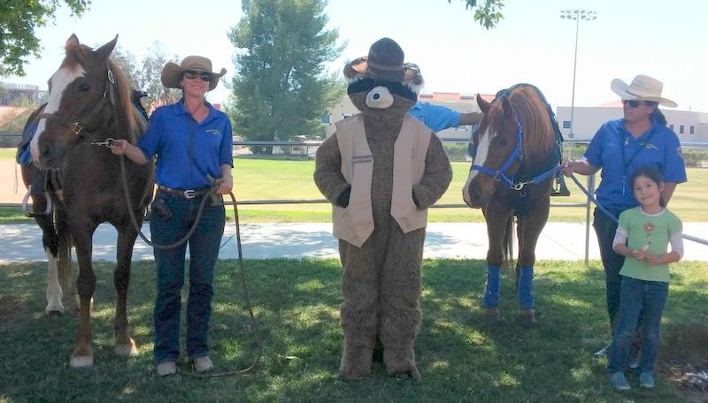 Mounted Assistance Unit MAU Sylmar Wild 4 Nature Event 2015